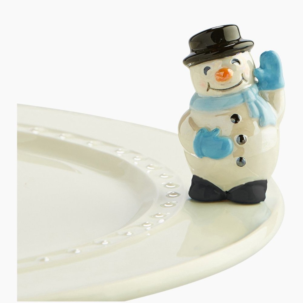 Nora Fleming Frosty Pal Snowman Mini NWT